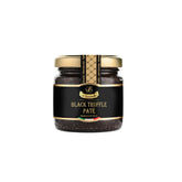 La Rustichella tarro frontal del paté de trufa negra, apariencia premium y natural