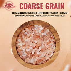 LA SALT CO primer plano de cristales gruesos, textura natural y visual apetecible
