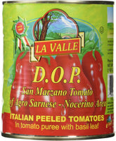 La Valle lata frontal con etiqueta DOP y aspecto auténtico