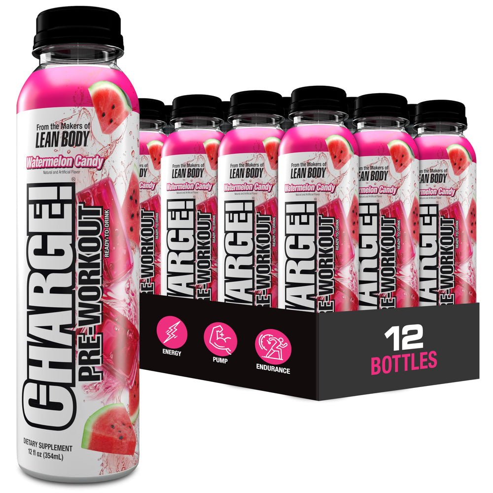 Labrada Charge vista frontal de la lata lista para beber, conveniencia inmediata