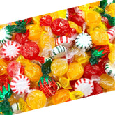 LAETAFOOD bolsa frontal 6 lb mostrando variedad para fiestas
