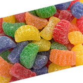 LAETAFOOD bolsa frontal con rodajas frutales surtidas y colores vibrantes