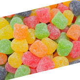 LAETAFOOD bolsa frontal mostrando mezcla de gum drops y beneficio para compartir