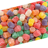 LAETAFOOD bolsa frontal de 3 lb mostrando gominolas surtidas y colores vivos