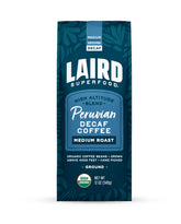 Laird Superfood paquete frontal mostrando diseño y peso, beneficio de información clara