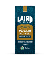 Laird Superfood bolsa frontal mostrando diseño y tamaño, fácil identificación