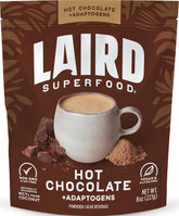Laird Superfood frente del paquete mostrando marca y tamaño, conveniencia visual