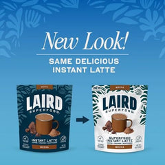 Laird Superfood ingredientes principales cacao coco café y extractos visibles