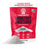 Lakanto paquete frontal 5 lb mostrando la marca y cantidad — alternativa sin calorías