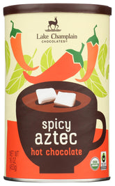 Lake Champlain Chocolates empaque frontal mostrando mezcla picante y orgánica