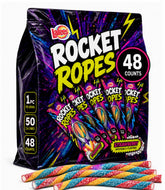 Lalees Rocket Ropes empaque frontal mostrando colores llamativos para fiestas