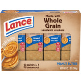 Lance empaque frontal mostrando caja de 8 paquetes para llevar y conveniencia