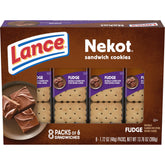 Lance Nekot empaque frontal mostrando paquetes individuales y conveniencia
