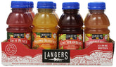 Langers frente del paquete tropical variety mostrando las botellas y variedad de sabores