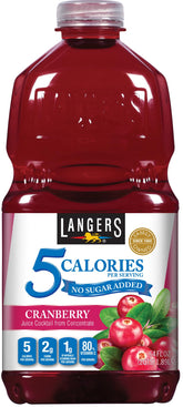 Langers frontal botella 64 fl oz mostrando etiqueta clara y beneficios