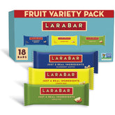 LÄRABAR caja frontal con 18 barras mostrando variedad y conveniencia