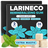 Larine co paquete frontal mostrando diseño y beneficio de frescura