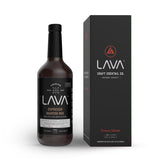 LAVA botella frontal mostrando etiqueta y diseño, fácil identificación