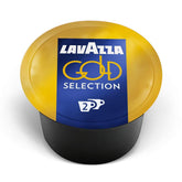 Lavazza frente del paquete mostrando 100 cápsulas y conveniencia