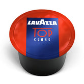 Lavazza frontal del paquete mostrando 100 cápsulas y diseño reconocible