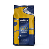 Lavazza bolsa frontal Gold Selection mostrando marca y ventajas de aroma