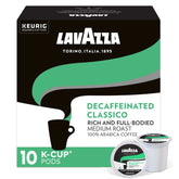 Lavazza frontal del empaque mostrando caja de 10 cápsulas y facilidad
