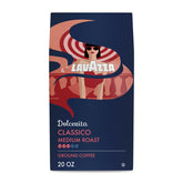 Lavazza Classico frente del envase mostrando diseño y tamaño práctico