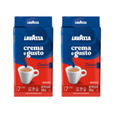 Lavazza empaque frontal del pack de dos bolsas, presentación clara y lista para usar