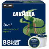 Lavazza frente del empaque mostrando la caja de 88 cápsulas y comodidad
