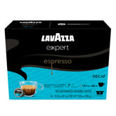 Lavazza caja frontal con 36 cápsulas mostrando presentación y practicidad