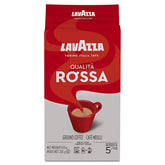 Lavazza paquete frontal mostrando diseño y beneficios del café