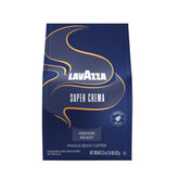 Lavazza Super Crema frente de la bolsa mostrando presentación y ventajas