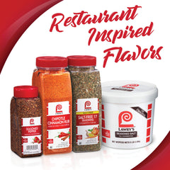 Lawry's condimento en uso marinado de pollo, realza sabor sin sal