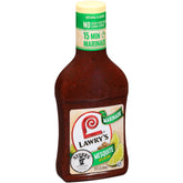Lawry's envase frontal mostrando la etiqueta y ventaja de fácil uso