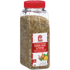 Lawry's vista frontal del envase de 20 oz, bote grande listo para cocina