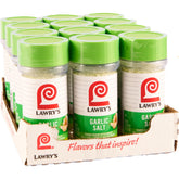 Lawry's envase frontal 6 oz mostrando etiqueta clara y uso cotidiano