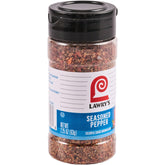 Lawry's frasco frontal mostrando mezcla sazonada y diseño práctico