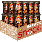Lay's paquete frontal mostrando 64 bolsas, conveniencia para eventos