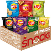 Lay's frontal pack variedad mostrando 21 bolsas y conveniencia
