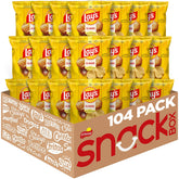 Lay's paquete frontal mostrando 104 bolsas y conveniencia