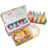 LAZİKA estuche premium abierto mostrando 20 bolsitas, ideal como regalo
