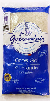 Le Guérandais frente del empaque mostrando las dos bolsas y la marca, conveniente