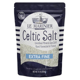 Le Marinier paquete frontal mostrando sal celta y pureza