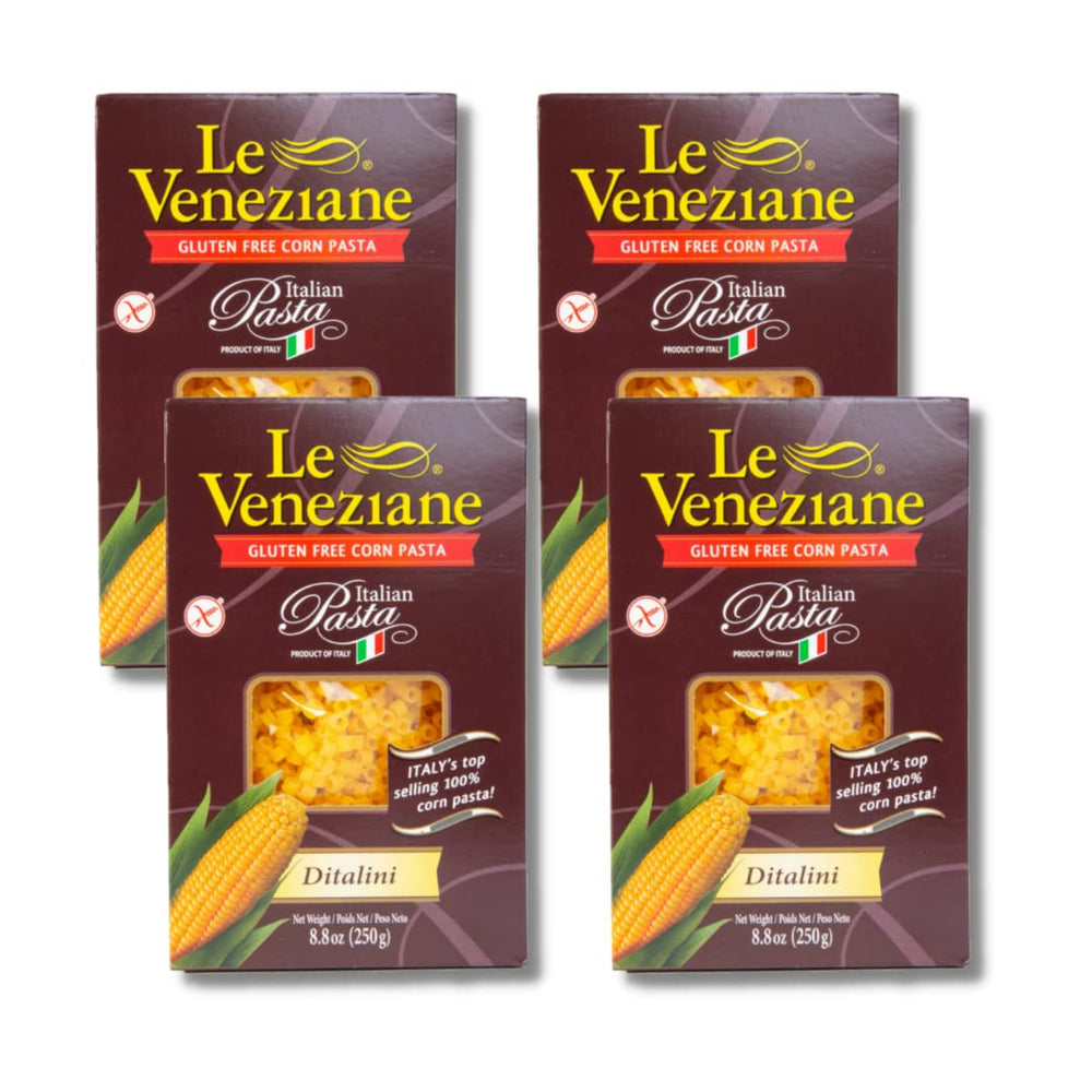 Le Veneziane paquete frontal visible con diseño y peso