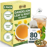 LeafLea frente de caja mostrando 80 bolsitas y beneficio conveniencia