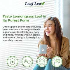 LeafLea hojas de lemongrass cerca mostrando textura natural