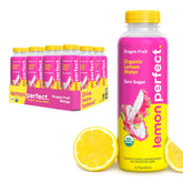 Lemon Perfect pack frontal mostrando 12 botellas y diseño atractivo
