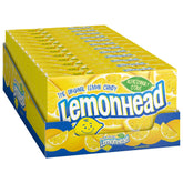 LEMONHEAD caja frontal amarilla mostrando empaque y conveniencia para cine