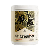 LevelUp creamer frente del envase mostrando 19 oz y fórmula keto