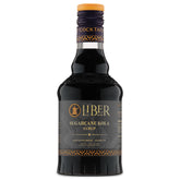 Liber & Co. botella frontal mostrando etiqueta y formato, beneficio presentación clara